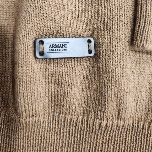 Armani Collezioni Lana Wool and Cotton Sweater - Picture 10 of 11